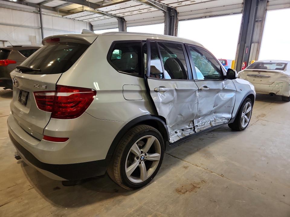 2017 Bmw X3 მანქანა იყიდება აუქციონზე, vin: 5UXWX9C38H0W78893, აუქციონის ნომერი: 77203045