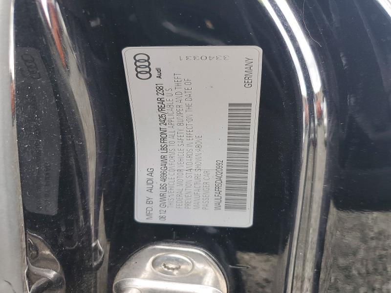 Продажа на аукционе авто 2013 Audi A5, vin: WAULFAFR5DA020992, номер лота: 78737755