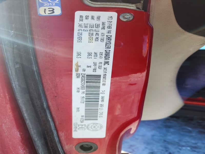 Aukcja sprzedaży 2012 Dodge Grand Caravan, vin: 2C4RDGBG2CR349928, numer aukcji: 75487795