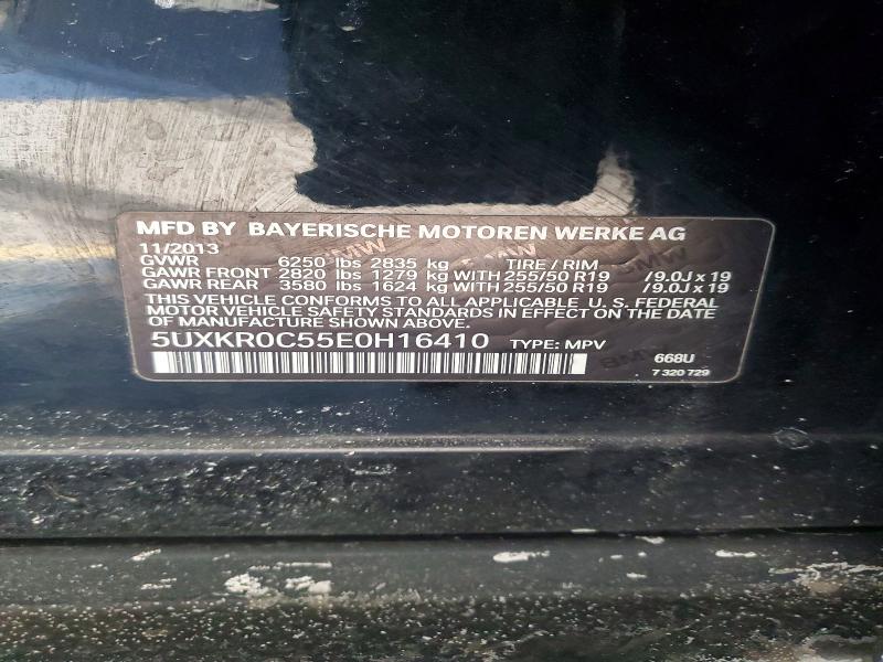2014 Bmw X5 მანქანა იყიდება აუქციონზე, vin: 5UXKR0C55E0H16410, აუქციონის ნომერი: 76553865