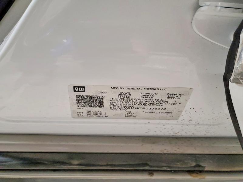 Продажа на аукционе авто 2023 Buick Enclave, vin: 5GAEVAKW1PJ179072, номер лота: 75540875