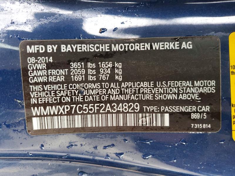 Aukcja sprzedaży 2015 Mini Cooper, vin: WMWXP7C55F2A34829, numer aukcji: 76578775
