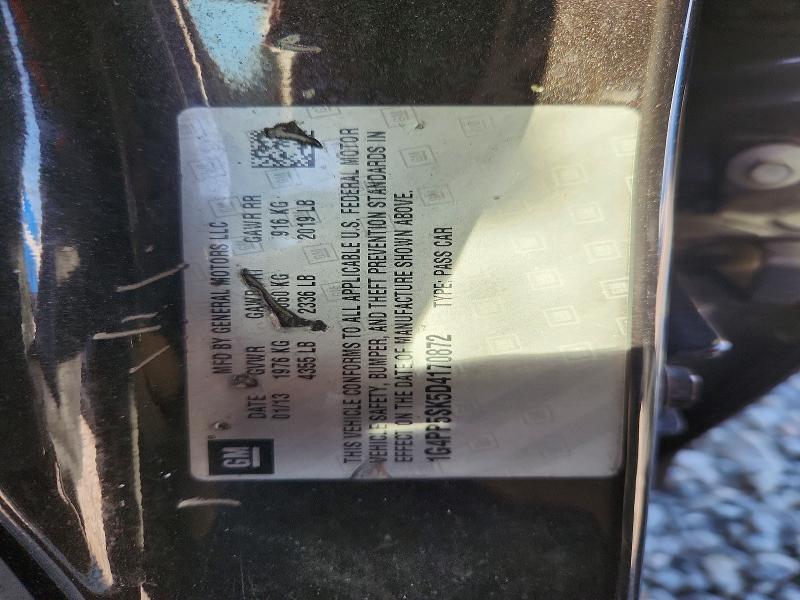 76991605 :رقم المزاد ، 1G4PP5SK5D4170872 vin ، 2013 Buick Verano مزاد بيع
