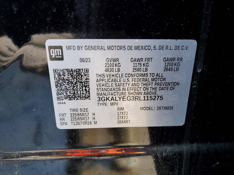 Aukcja sprzedaży 2024 Gmc Terrain, vin: 3GKALYEG3RL115275, numer aukcji: 77465785