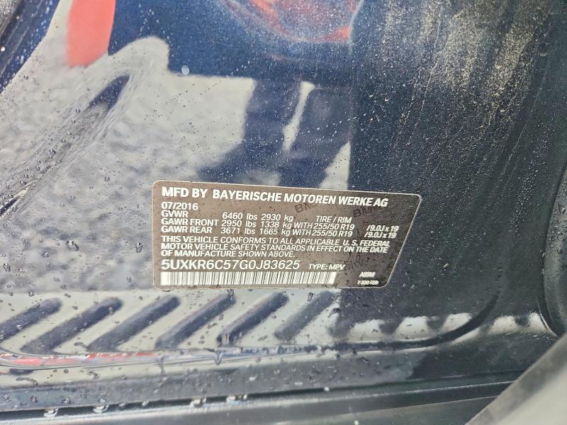 Aukcja sprzedaży 2016 Bmw X5, vin: 5UXKR6C57G0J83625, numer aukcji: 78302665