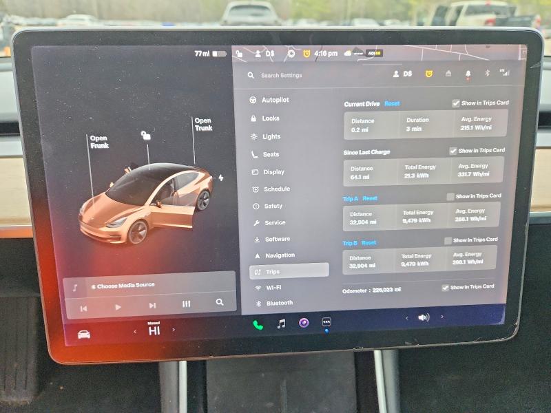Продажа на аукционе авто 2018 Tesla Model 3, vin: 5YJ3E1EA5JF123303, номер лота: 75460815