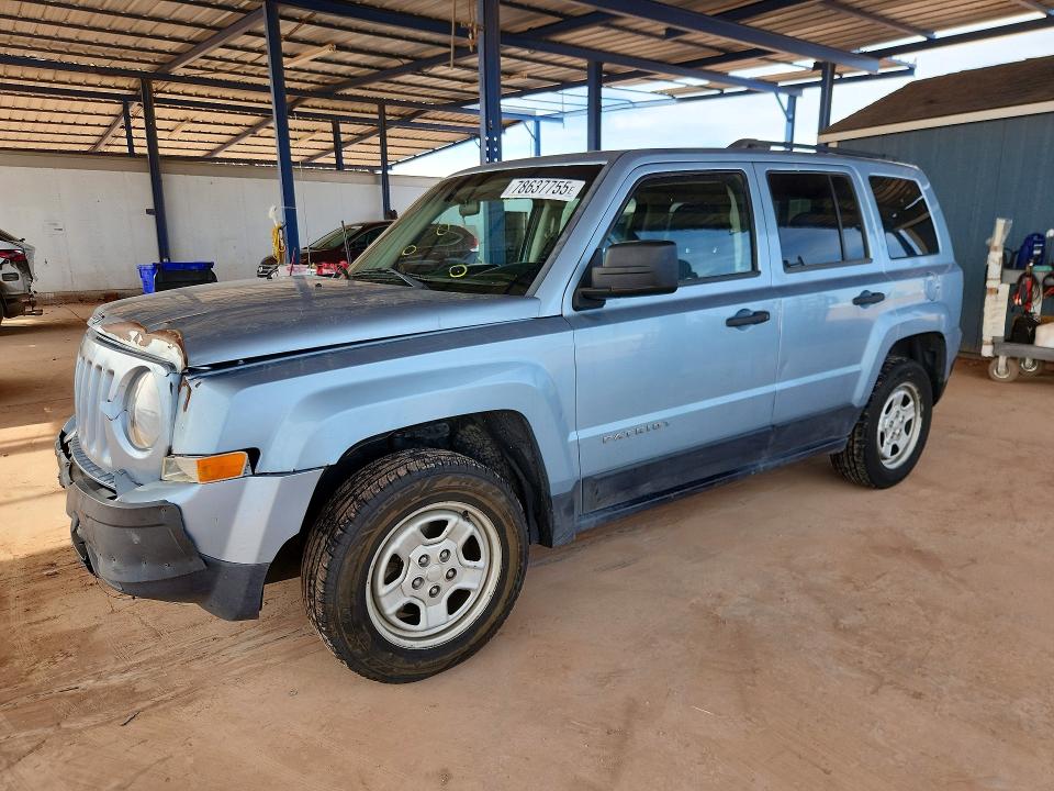 78637755 :رقم المزاد ، 1C4NJPBA5DD246851 vin ، 2013 Jeep Patriot مزاد بيع