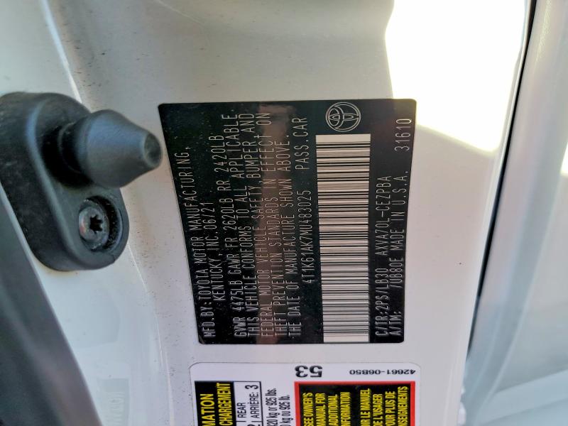 Aukcja sprzedaży 2021 Toyota Camry, vin: 4T1K61AK7MU483025, numer aukcji: 75517445