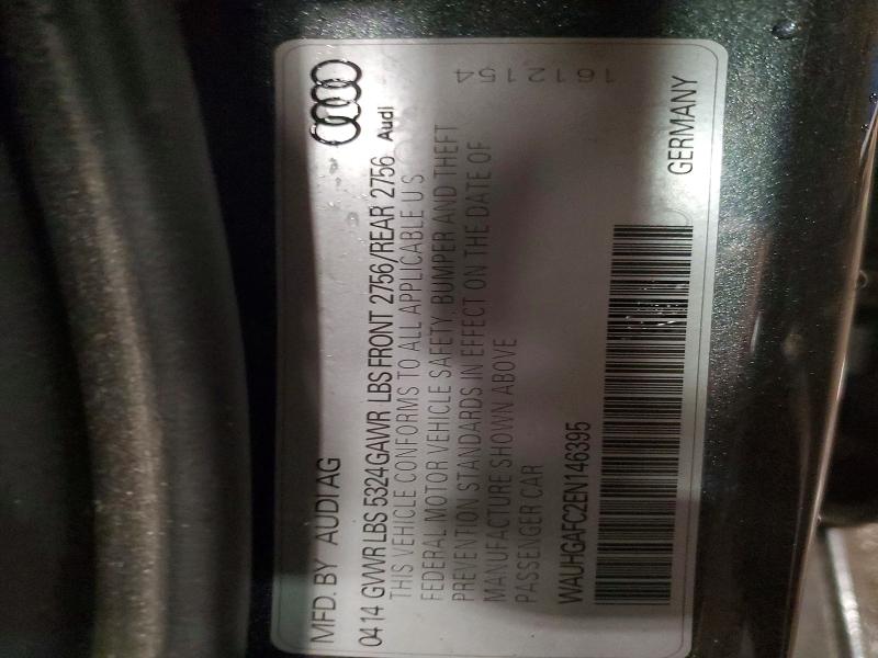 Продажа на аукционе авто 2014 Audi A6, vin: WAUHGAFC2EN146395, номер лота: 78757525