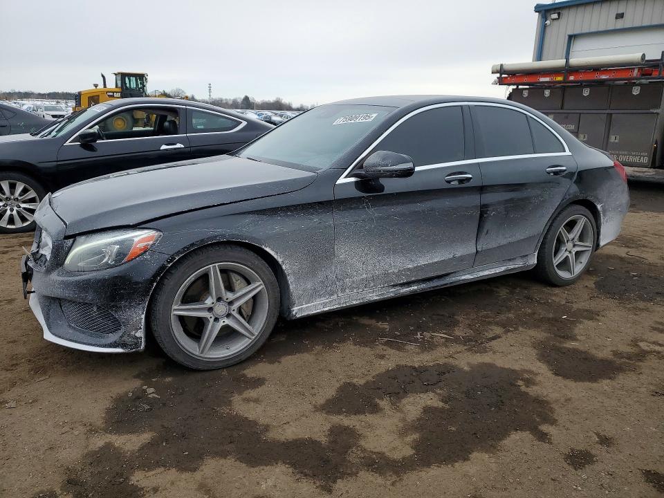 75909195 :رقم المزاد ، 55SWF4KB5HU205548 vin ، 2017 Mercedes-benz C مزاد بيع