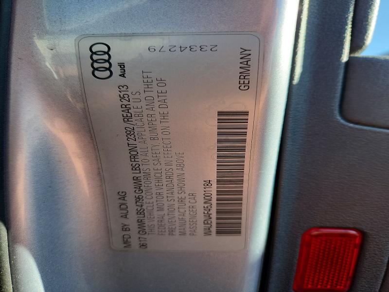 Продажа на аукционе авто 2018 Audi A4, vin: WAUENAF45JN001184, номер лота: 74680255