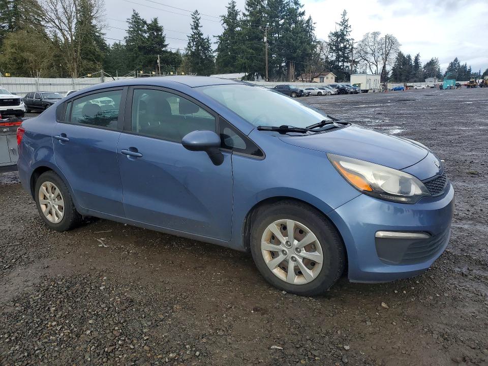 76672125 :رقم المزاد ، KNADM4A35G6691553 vin ، 2016 Kia Rio Lx مزاد بيع