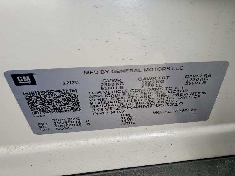 Продажа на аукционе авто 2021 Cadillac Xt4, vin: 1GYFZER46MF053219, номер лота: 76289145