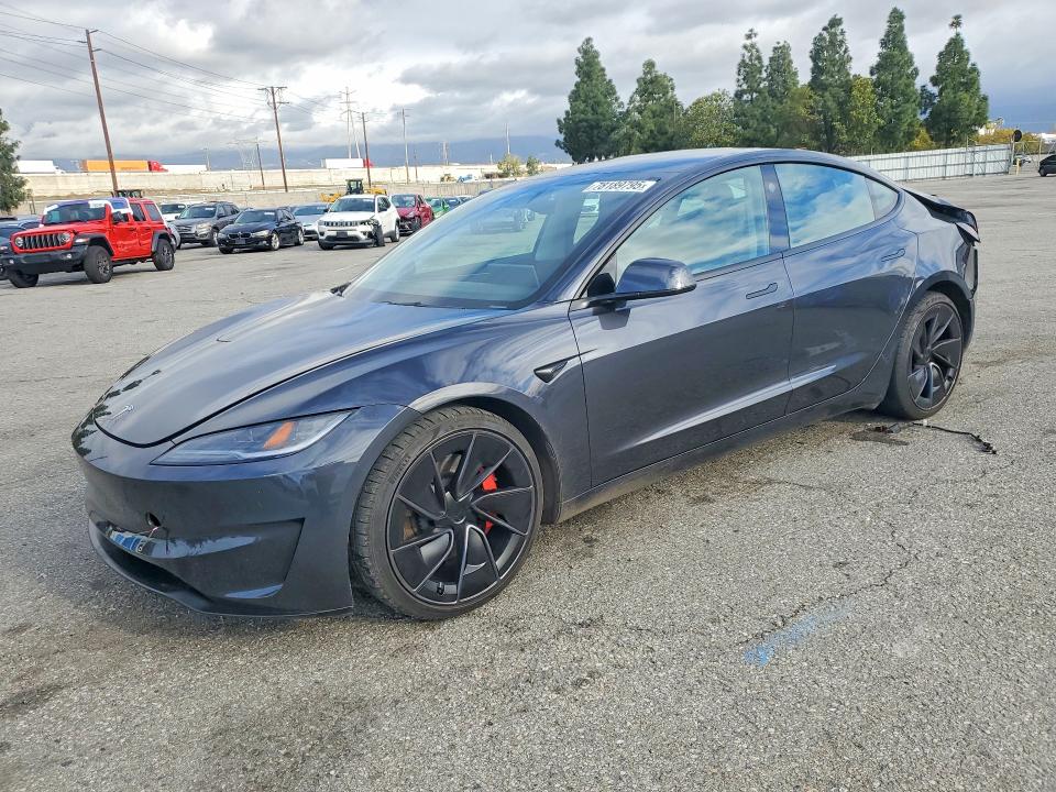 2024 Tesla Model 3 მანქანა იყიდება აუქციონზე, vin: 5YJ3E1ET3RF806792, აუქციონის ნომერი: 78189795