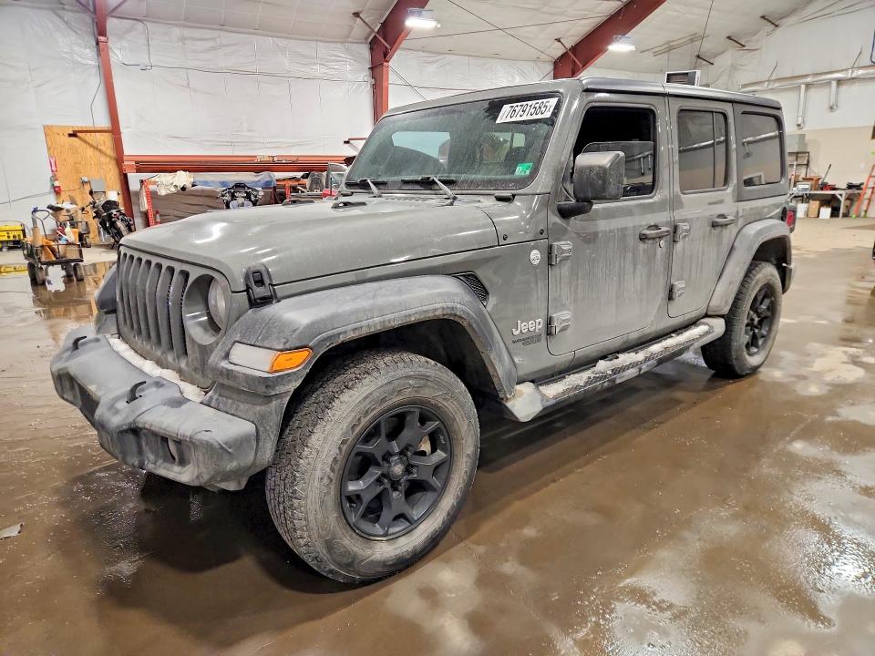76791585 :رقم المزاد ، 1C4HJXDG0JW288388 vin ، 2018 Jeep Wrangler Unlimited مزاد بيع