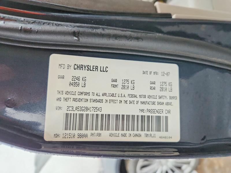 Продажа на аукционе авто 2008 Chrysler 300, vin: 2C3LA53G28H172543, номер лота: 77163745