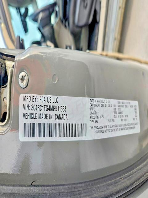 77775615 :رقم المزاد ، 2C4RC1FG4MR511568 vin ، 2021 Chrysler Pacifica مزاد بيع
