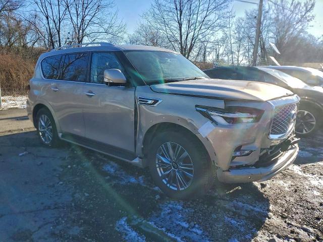 76934265 :رقم المزاد ، JN8AZ2AC3P9490300 vin ، 2023 Infiniti Qx80 Luxe مزاد بيع
