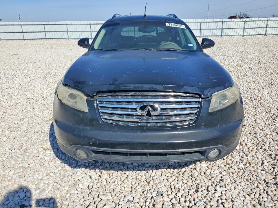Aukcja sprzedaży 2005 Infiniti Fx35, vin: JNRAS08U45X106102, numer aukcji: 77480505