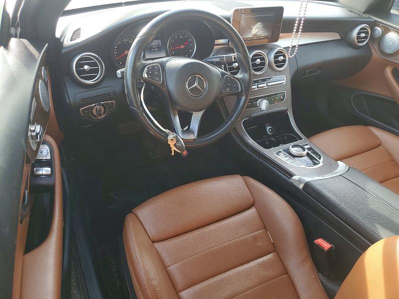 75784005 :رقم المزاد ، WDDWJ4KB0HF336680 vin ، 2017 Mercedes-benz C مزاد بيع
