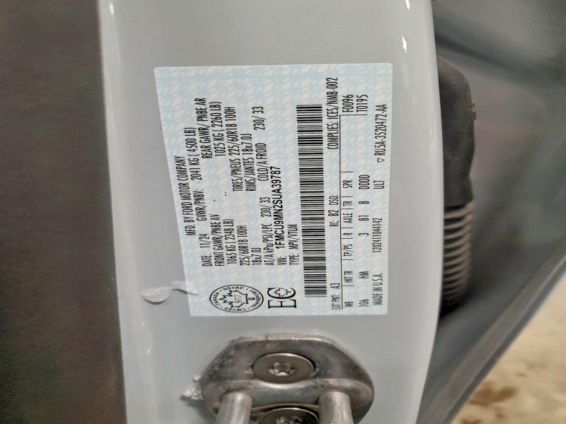 2025 Ford Escape St-line Awd მანქანა იყიდება აუქციონზე, vin: 1FMCU9MN2SUA39787, აუქციონის ნომერი: 76928405