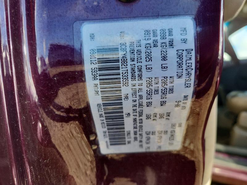 Aukcja sprzedaży 2001 Chrysler Pt Cruiser, vin: 3C8FY4BB21T533592, numer aukcji: 76406075