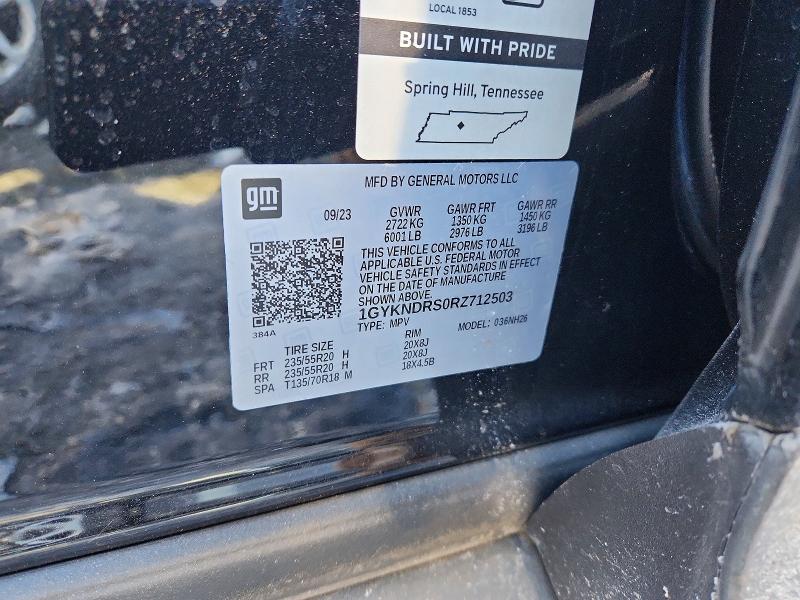 Aukcja sprzedaży 2024 Cadillac Xt5, vin: 1GYKNDRS0RZ712503, numer aukcji: 76621555
