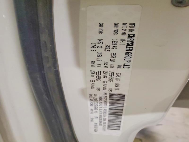 77536435 :رقم المزاد ، 2C4RC1CGXCR106009 vin ، 2012 Chrysler Town & Country مزاد بيع