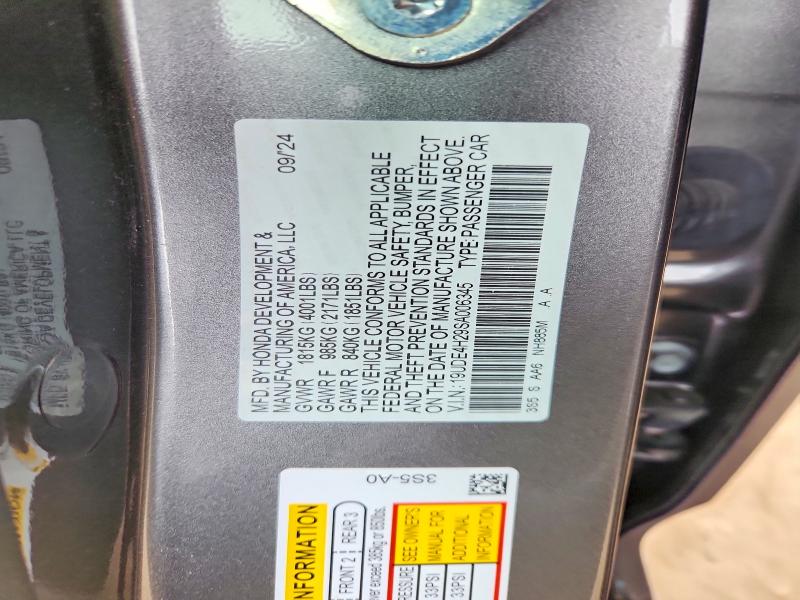 Продаж на аукціоні авто 2025 Acura Integra, vin: 19UDE4H29SA006345, номер лоту: 77379265