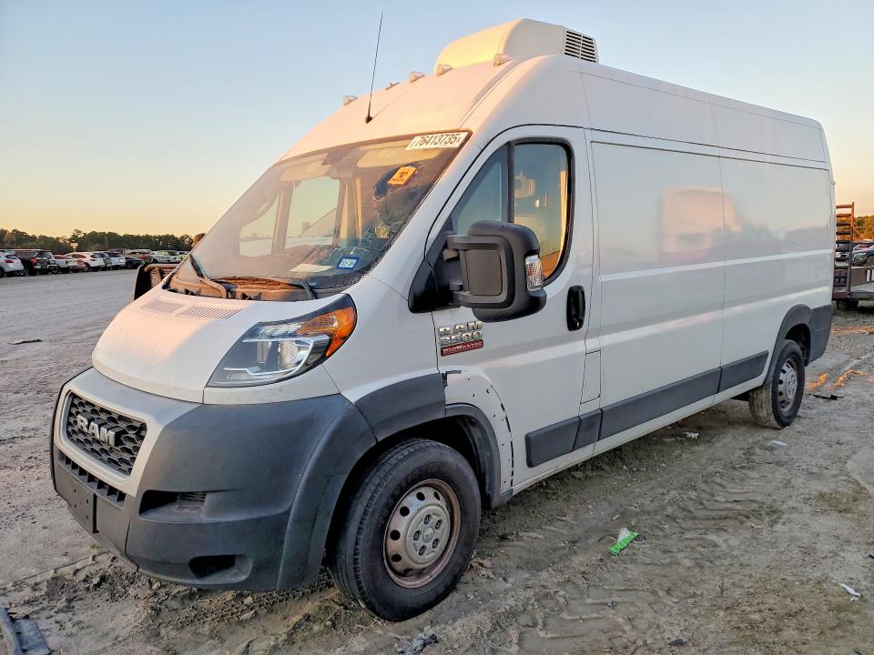 2021 Ram Promaster 2500 მანქანა იყიდება აუქციონზე, vin: 3C6LRVDG5ME542366, აუქციონის ნომერი: 76413735