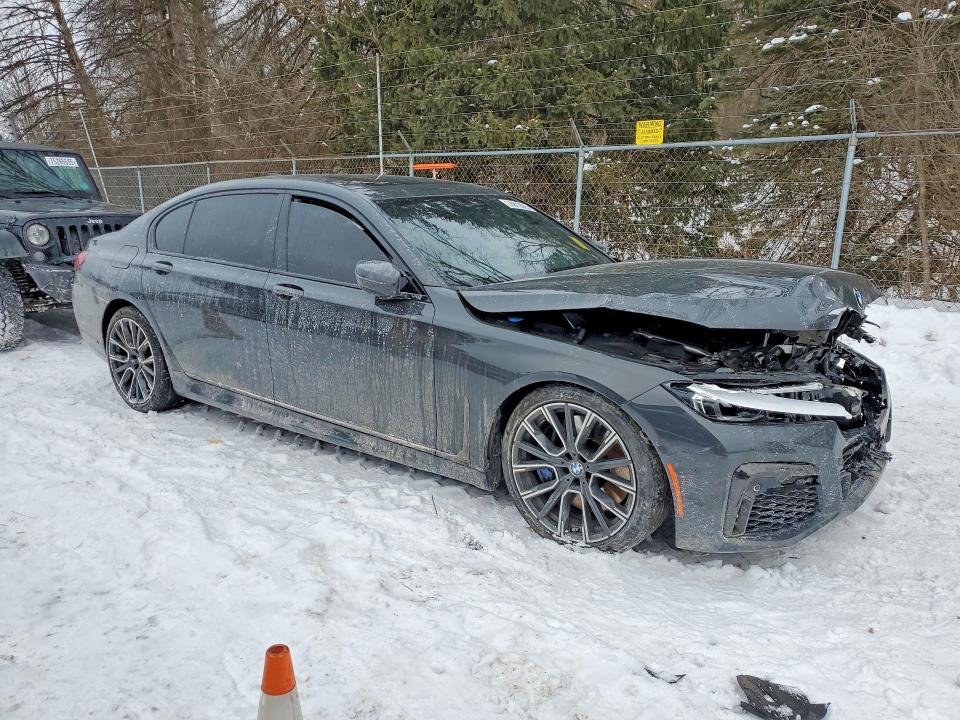 2022 Bmw 750 მანქანა იყიდება აუქციონზე, vin: WBA7U2C04NCJ42848, აუქციონის ნომერი: 74813625