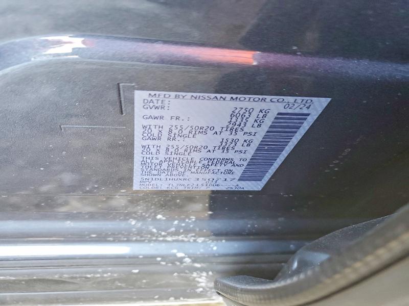 Aukcja sprzedaży 2024 Infiniti Qx60, vin: 5N1DL1HUXRC350717, numer aukcji: 75912175