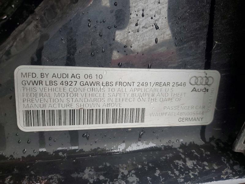 Продажа на аукционе авто 2011 Audi A4, vin: WAUFFAFL4BN005544, номер лота: 77370175