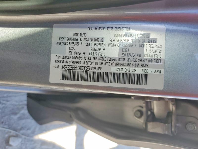 79491095 :رقم المزاد ، JM3KE2BE6E0403526 vin ، 2014 Mazda Cx-5 مزاد بيع