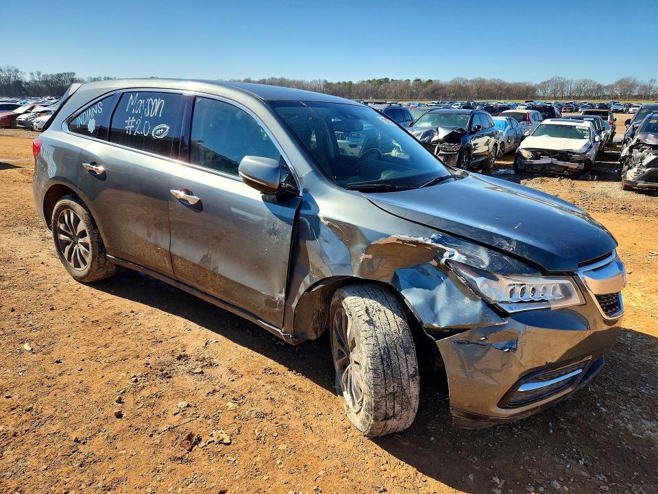 2014 Acura Mdx მანქანა იყიდება აუქციონზე, vin: 5FRYD3H4XEB014298, აუქციონის ნომერი: 76393565