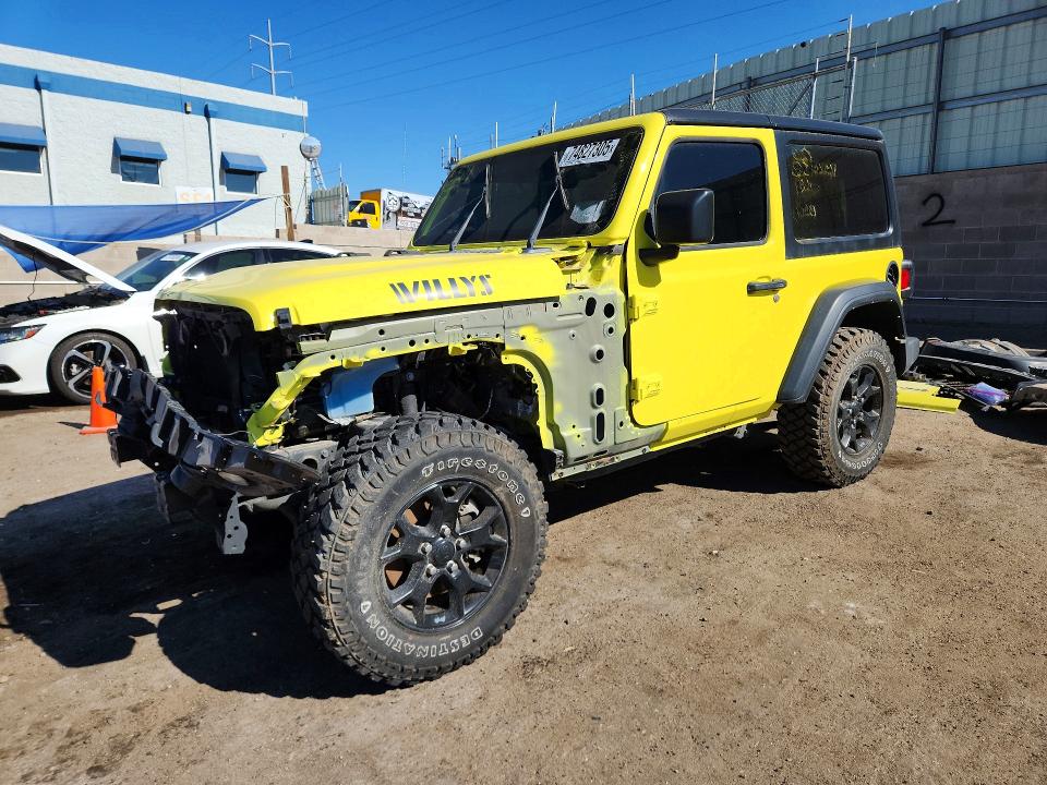 Продажа на аукционе авто 2022 Jeep Wrangler, vin: 1C4GJXAGXNW231413, номер лота: 74827305