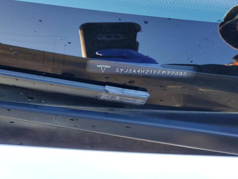 2015 Tesla Model S მანქანა იყიდება აუქციონზე, vin: 5YJSA4H21FFP77395, აუქციონის ნომერი: 78440665