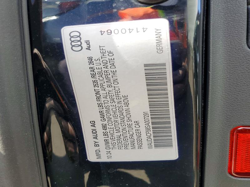 79195415 :رقم المزاد ، WAUDACF58SA007291 vin ، 2025 Audi A5 مزاد بيع
