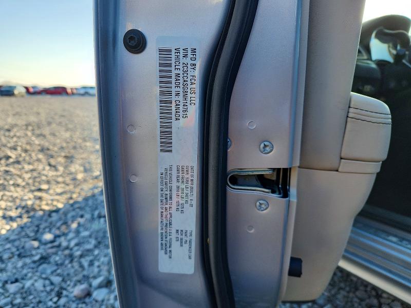 Продажа на аукционе авто 2022 Chrysler 300, vin: 2C3CCASG8NH147615, номер лота: 75711075