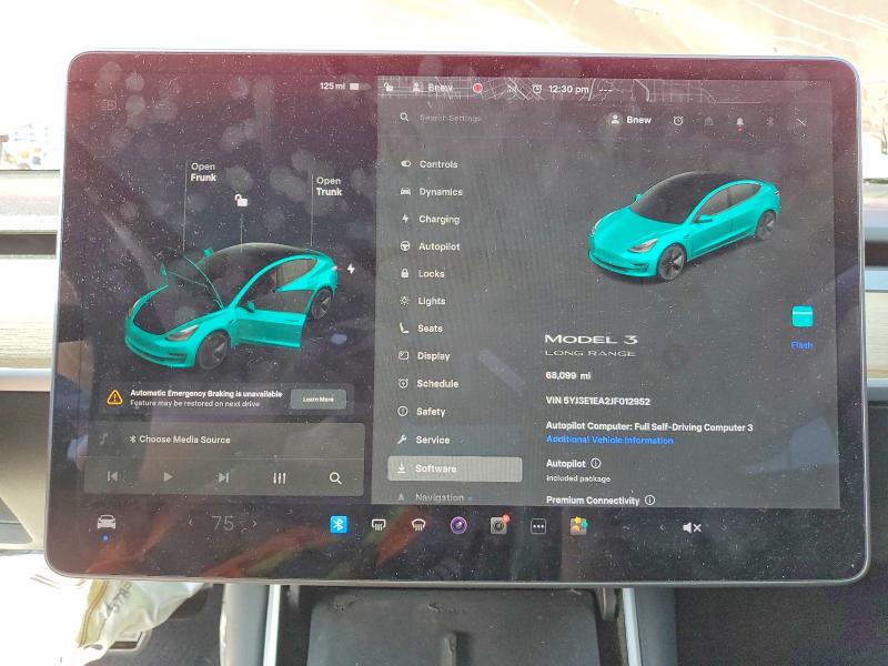 Продажа на аукционе авто 2018 Tesla Model 3, vin: 5YJ3E1EA2JF012952, номер лота: 76544975