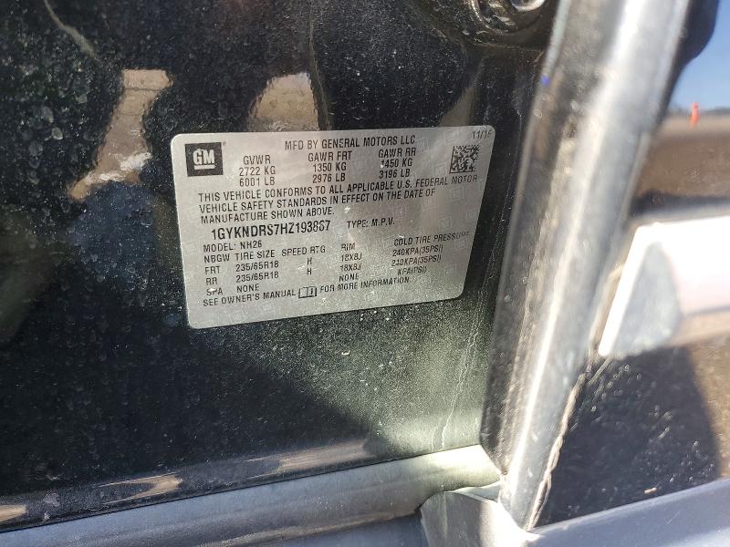 Aukcja sprzedaży 2017 Cadillac Xt5 Luxury, vin: 1GYKNDRS7HZ193867, numer aukcji: 75796275