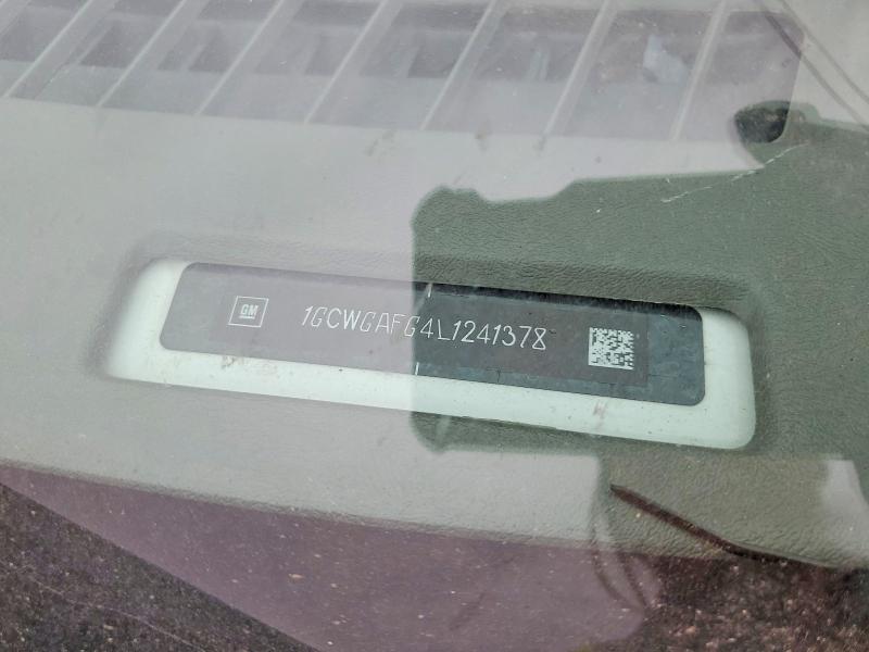 Aukcja sprzedaży 2020 Chev Express 2500, vin: 1GCWGAFG4L1241378, numer aukcji: 76846855