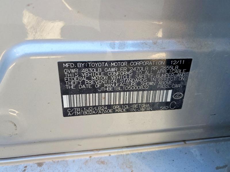 Продаж на аукціоні авто 2013 Lexus Gs 350, vin: JTHBE1BL1D5000832, номер лоту: 78449075