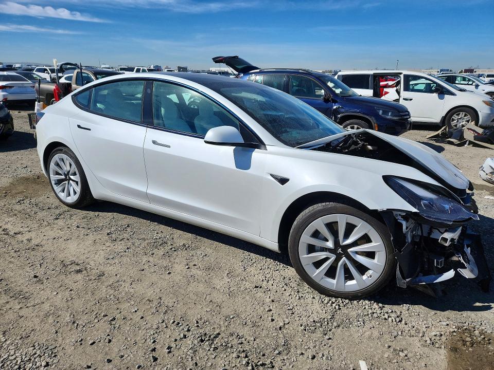 Aukcja sprzedaży 2022 Tesla Model 3, vin: 5YJ3E1EBXNF324385, numer aukcji: 77807995
