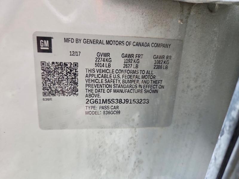 Aukcja sprzedaży 2018 Cadillac Xts, vin: 2G61M5S38J9153233, numer aukcji: 75811005