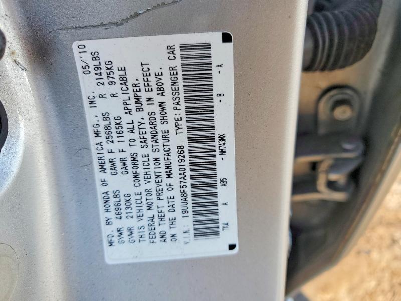 Продаж на аукціоні авто 2010 Acura Tl, vin: 19UUA8F57AA019268, номер лоту: 76255535