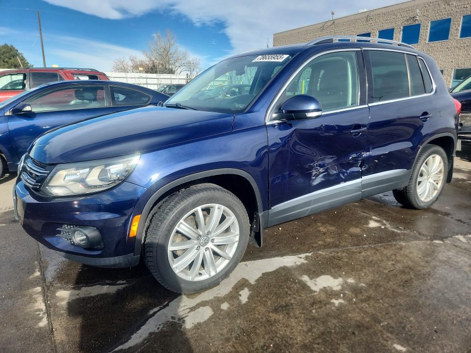 78655955 :رقم المزاد ، WVGBV7AX6GW609448 vin ، 2016 Volkswagen Tiguan مزاد بيع