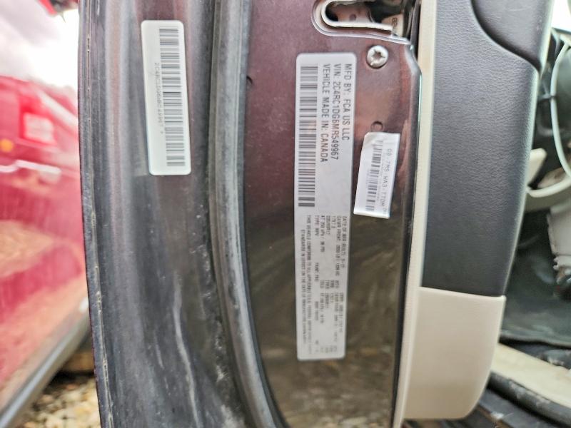 Продажа на аукционе авто 2021 Chrysler Voyager, vin: 2C4RC1DG6MR549967, номер лота: 77141995