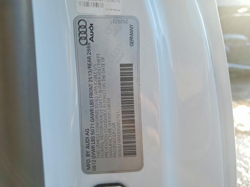Продаж на аукціоні авто 2013 Audi A5, vin: WAULFAFH3DN002751, номер лоту: 76589205