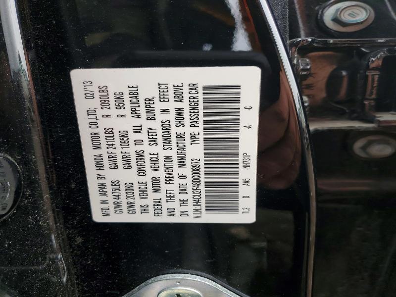 Aukcja sprzedaży 2013 Acura Tsx, vin: JH4CU2F48DC008972, numer aukcji: 76974615